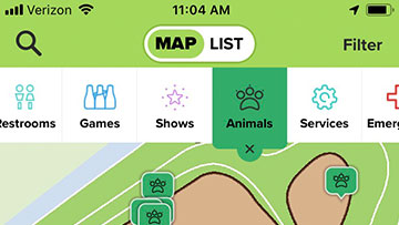 View of ZooAmerica App